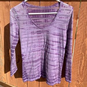 Purple Striped Tie-Dye Calvin Klein Shirt